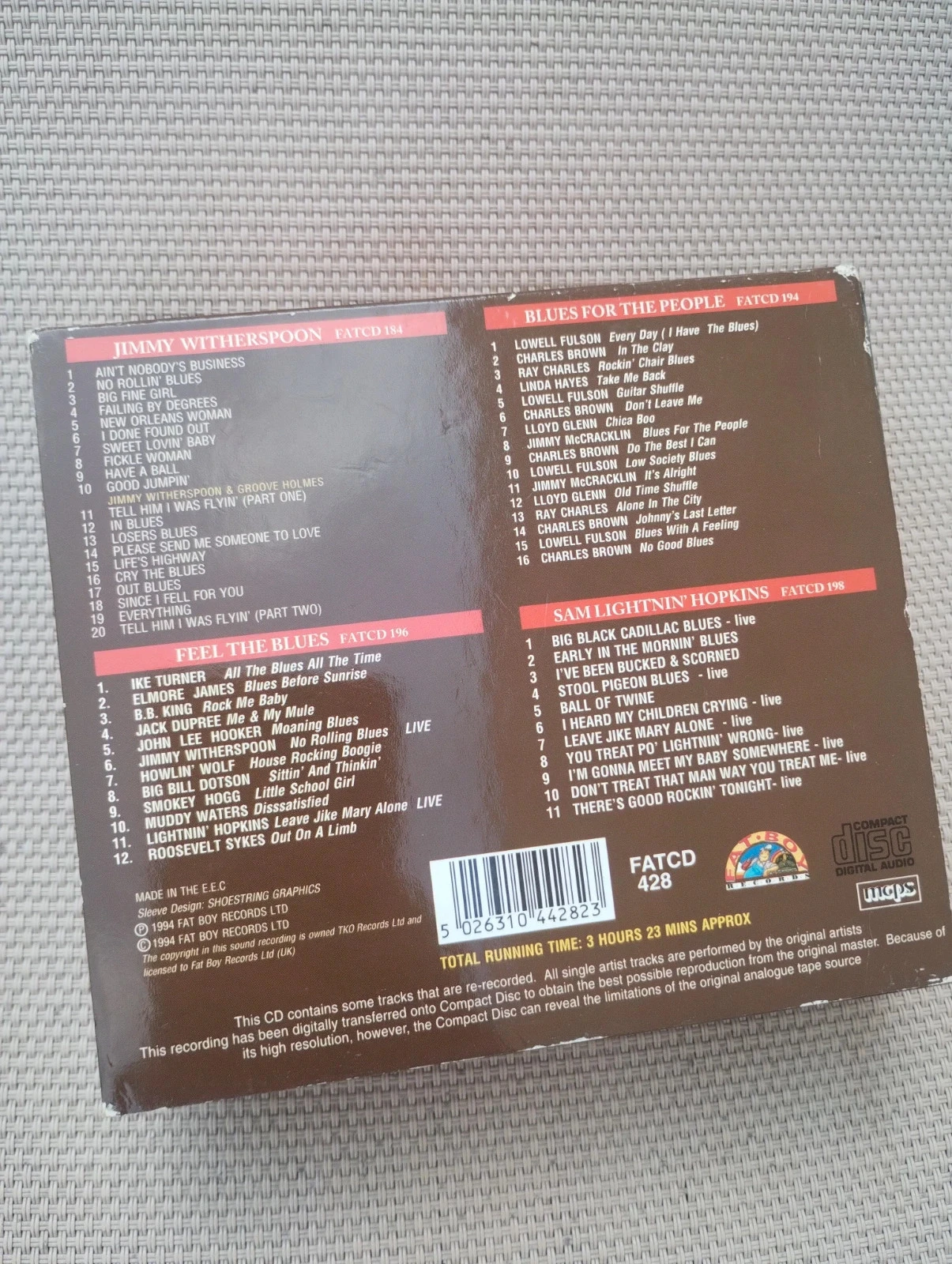 Coffret 4 CD The Blues – photo 3